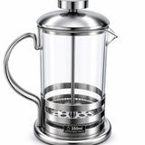 Cafeteira Yitian Prensa Francesa Vidro e Inox - 350ml