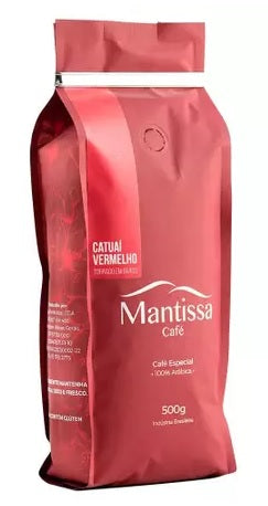 CAFÉ EM GRÃOS MANTISSA CATUAÍ VERMELHO - 500g