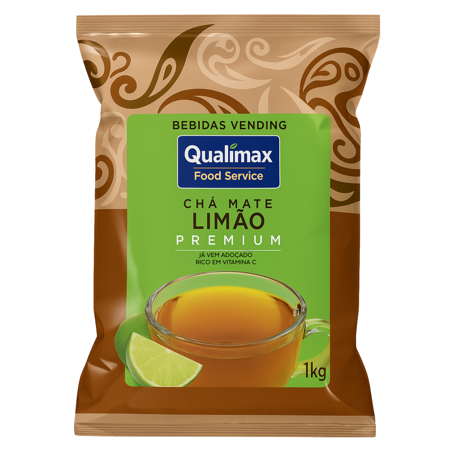 Chá Mate Sabor Limão Qualimax Kg