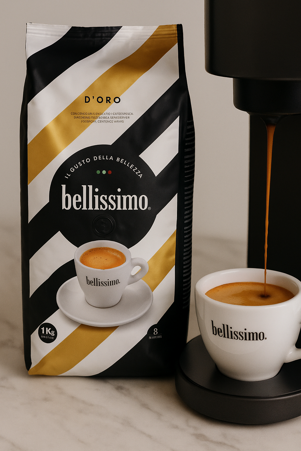 Café em grãos Delta Bellissimo D’Oro - 1 kg