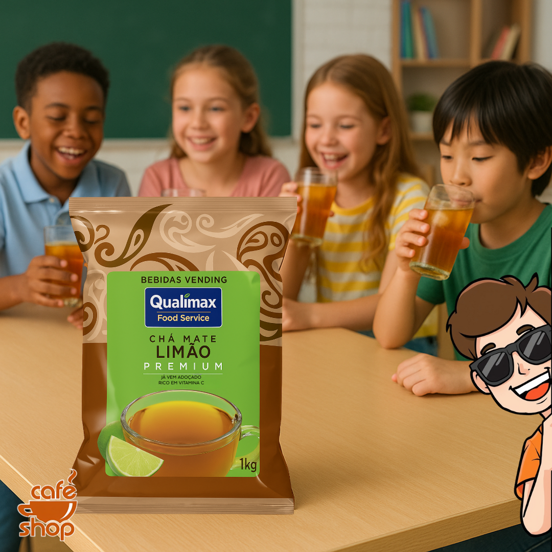 Chá Mate Sabor Limão Qualimax Kg