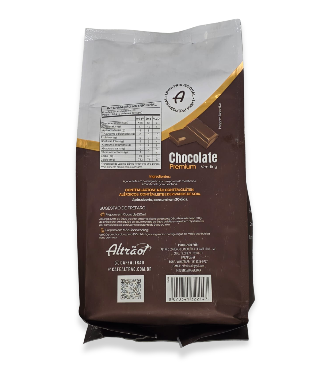 Chocolate Premium com Leite Altrão Kg