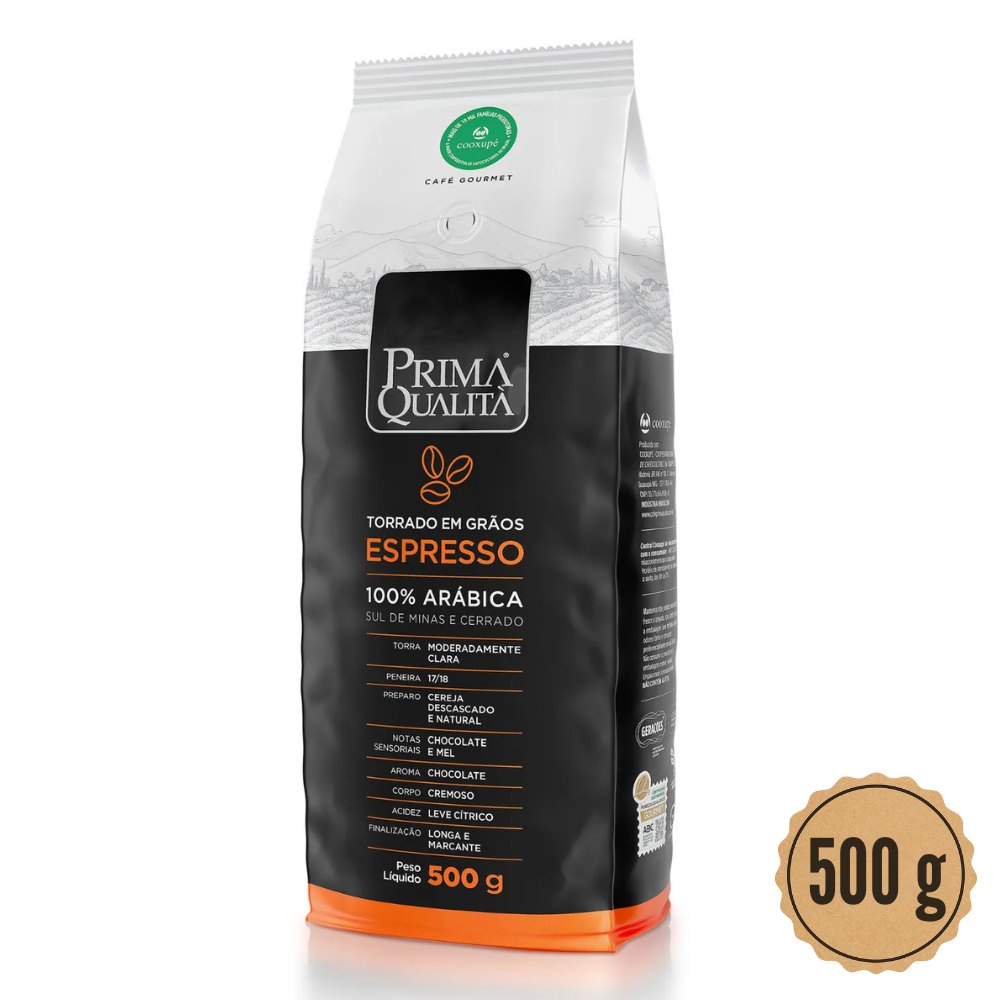 Café em grãos Prima Qualitá Gourmet - 500g