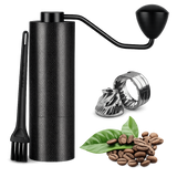 Moinho de Café Manual Ajuste Moagem Lâminas Aço Preto