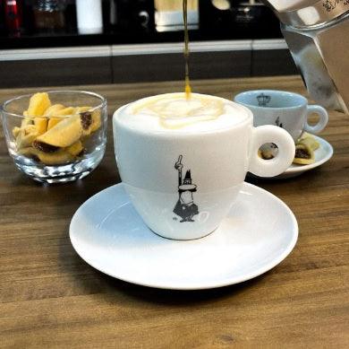 XÍCARA C/PIRES PORCELANA CAPPUCCINO BIALETTI 240ML - Cafeshop