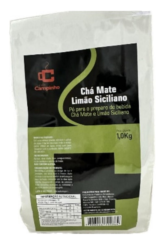 CHA MATE SABOR LIMAO SICILIANO CAMPINHO - 1 KG