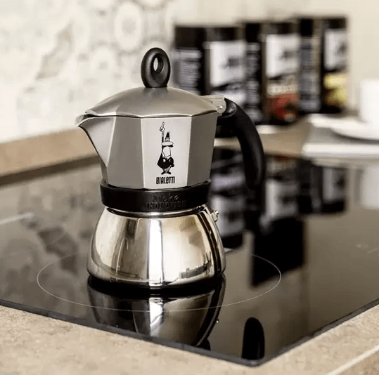 CAFETEIRA BIALETTI MOKA INDUCÃO 3 XÍC CINZA - Cafeshop