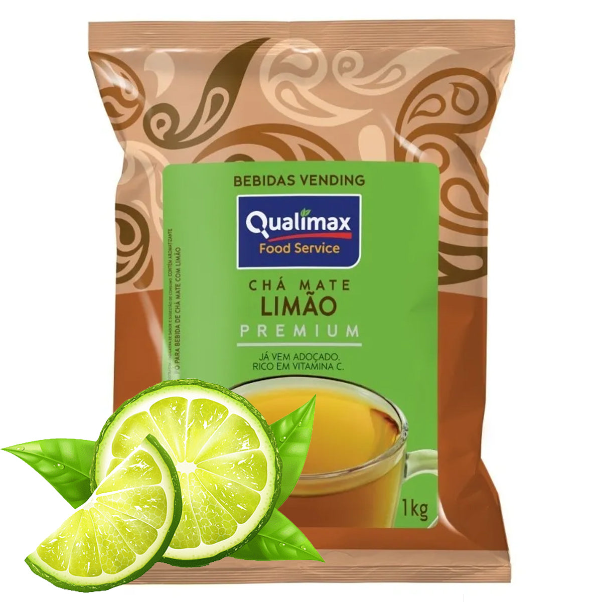 Chá Mate Sabor Limão Qualimax Kg
