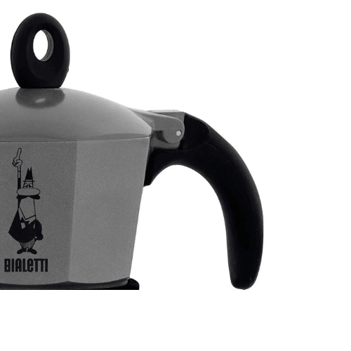 CAFETEIRA BIALETTI MOKA INDUCÃO 3 XÍC CINZA - Cafeshop