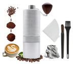 Moinho de Café Manual Inox Ajuste Moagem Laminas Inox