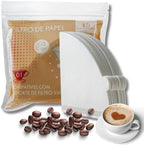 Filtro de Papel Branco Compatível Hario DaysBrasil V60 01 - 40 UN