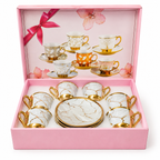 Conjunto Porcelana 6 Xícaras Variadas