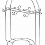 Suporte  de Metal Inox para  6 Xícaras - 50mL