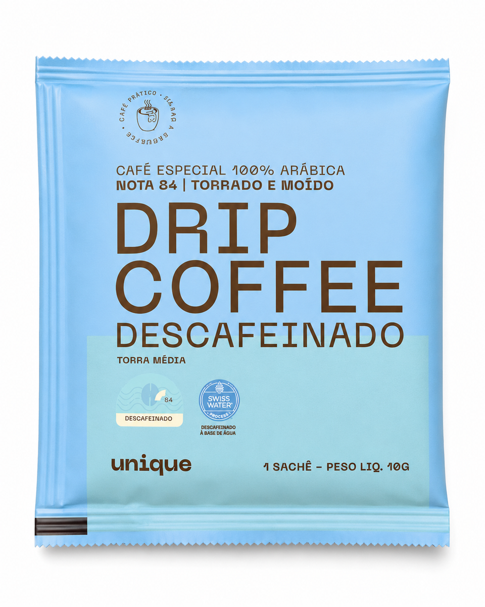 Drip coffee Unique Descafeínado 10g - unid.
