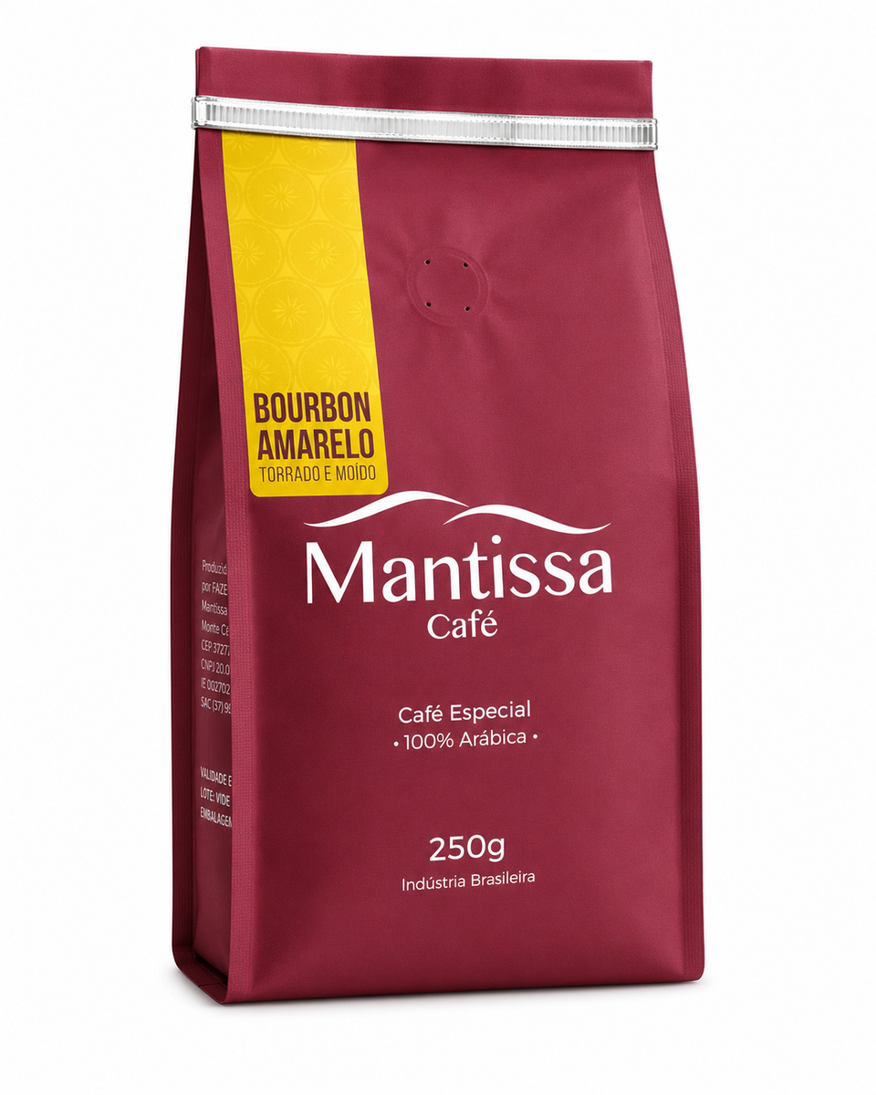 Café Torrado e Moído Mantissa Bourbon Amarelo - 250g