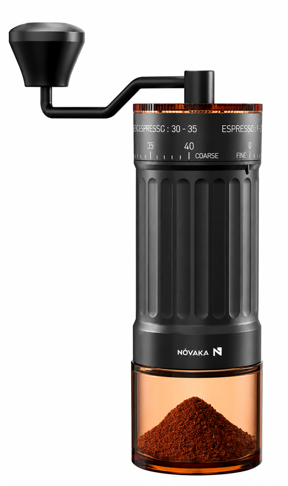 Moinho de Café Manual  Novaka Ajuste Moagem Lâminas Aço