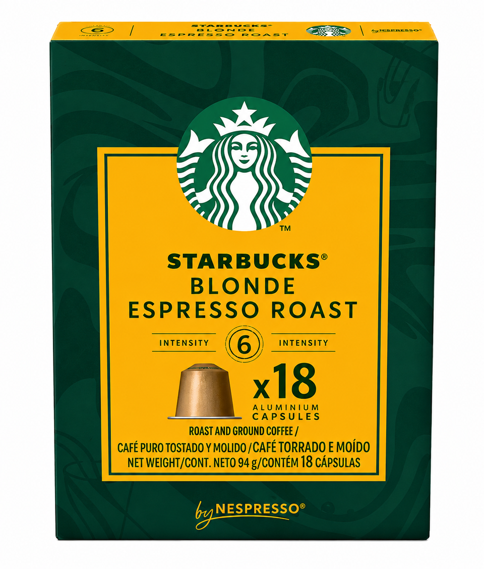 Cápsula Starbucks Blonde Espresso Roast - 18 unid.