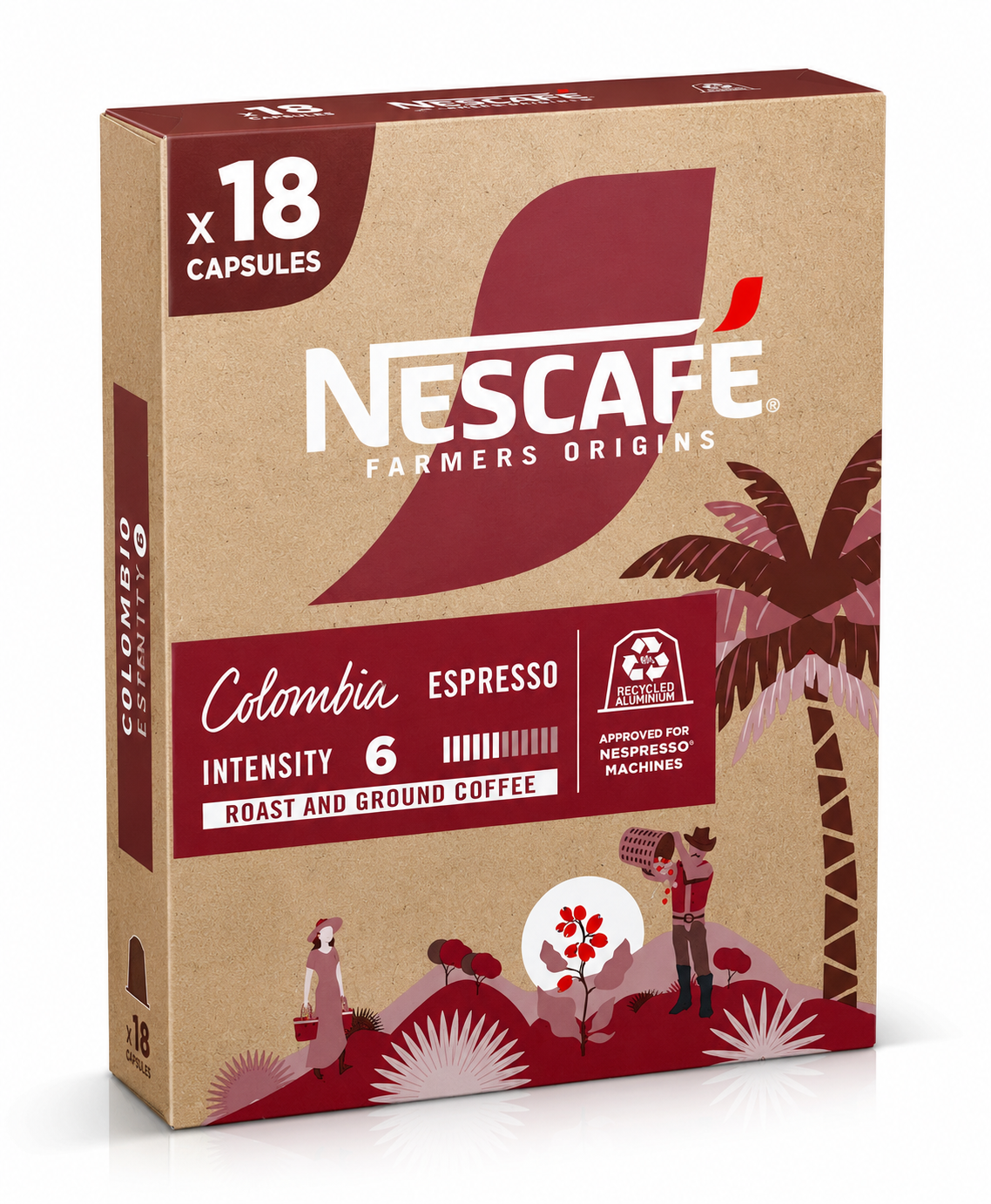 Cápsula Nescafé Espresso Colombia - 18 unid.