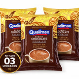 Kit Chocolate c/ Leite Baixo Teor de Açúcar Qualimax - 3Kg