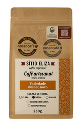 Café especial em grãos Sitio Eliza Mundo Novo - 500g