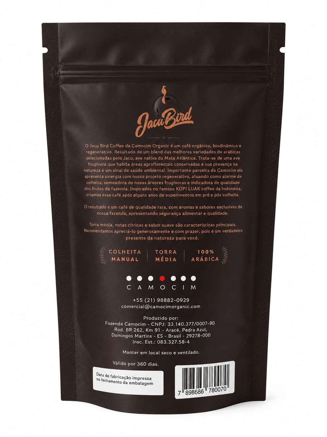 Café Raro Jacu Bird Original 100g Café Premium em Grãos