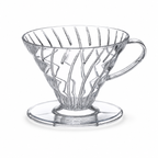 DRIPPER P/ FILTRO DE CAFE HARIO V60-02 ACRIL. TRANSP.