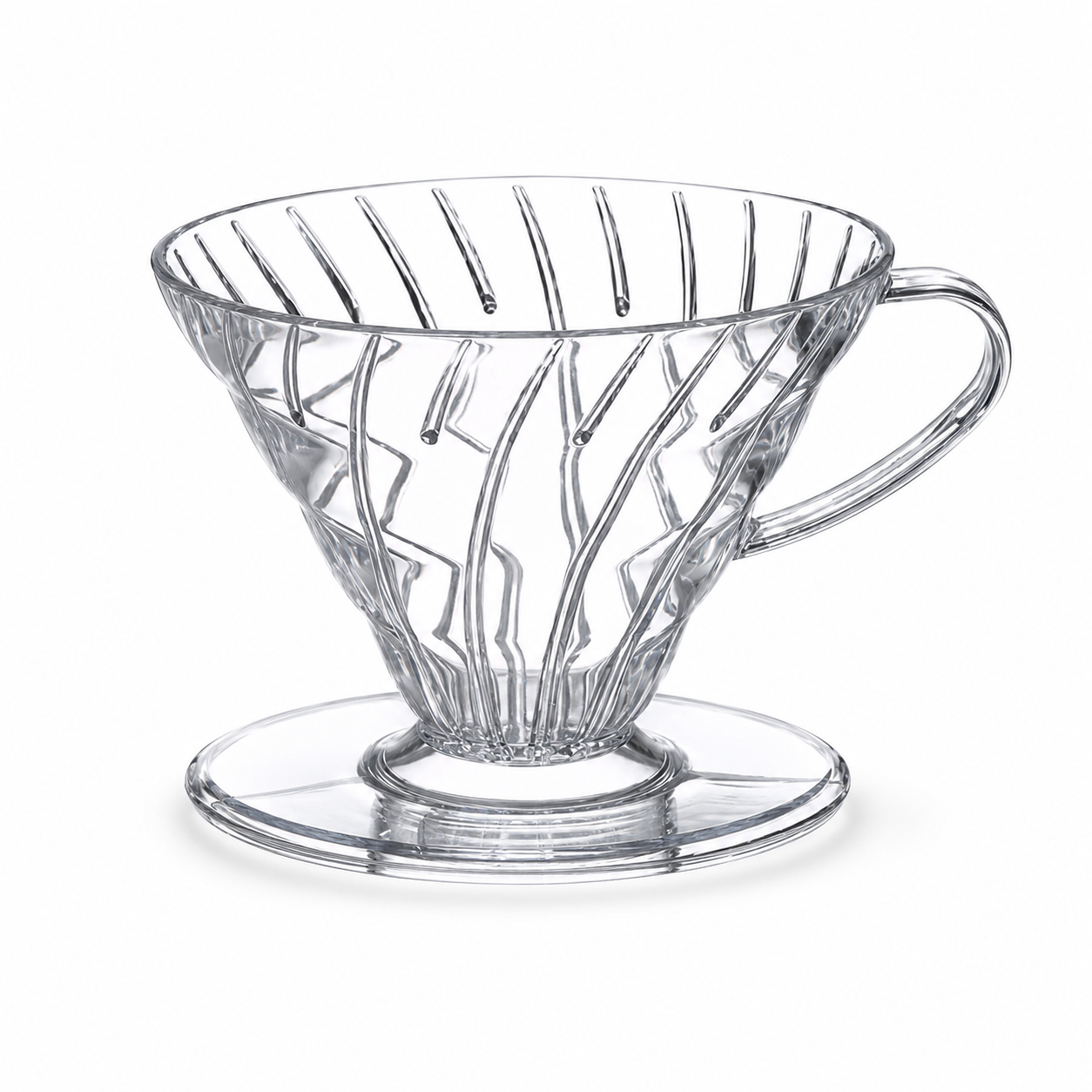 DRIPPER P/ FILTRO DE CAFE HARIO V60-02 ACRIL. TRANSP.