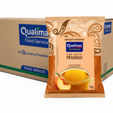 Kit 10 Chá Mate Sabor Pêssego Qualimax - 10x1Kg