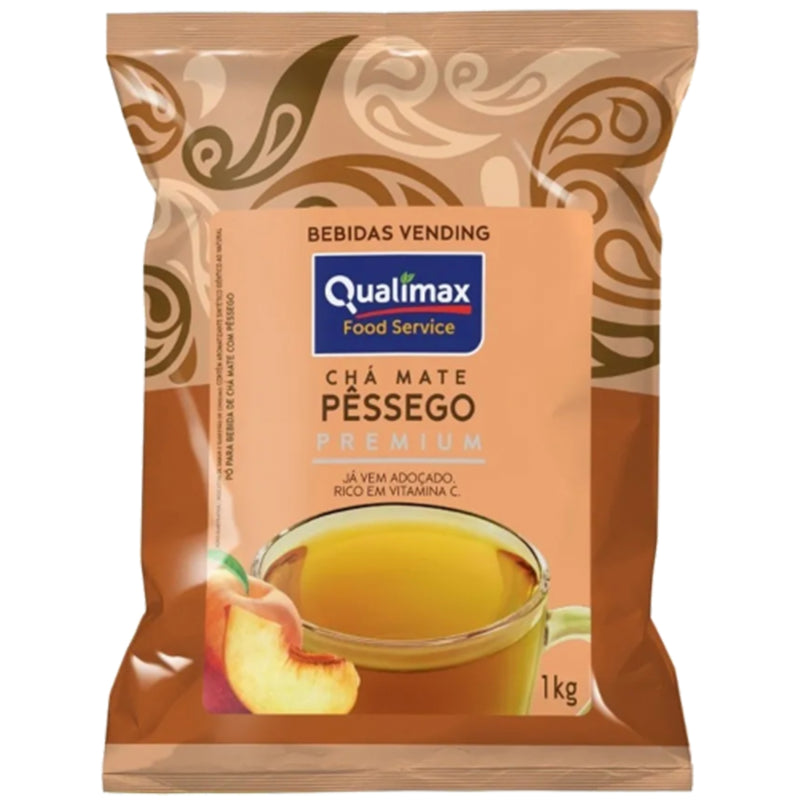 KIT CHÁ MATE SABOR LIMAO/PÊSSEGO/FRUTAS VERMELHAS  QUALIMAX-3X1KG