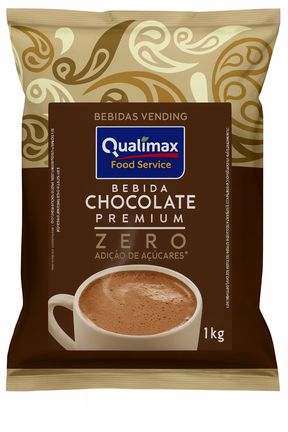 Kit 5 Chocolate com Leite Baixo Teor de Açúcar Qualimax - 5x1Kg