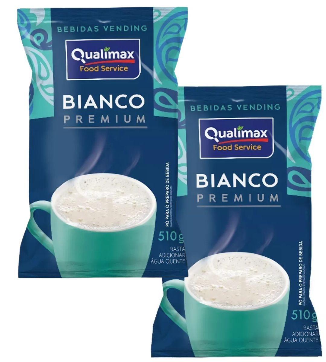 Kit 2 Leite Qualimax 0% açúcar - 2x510g