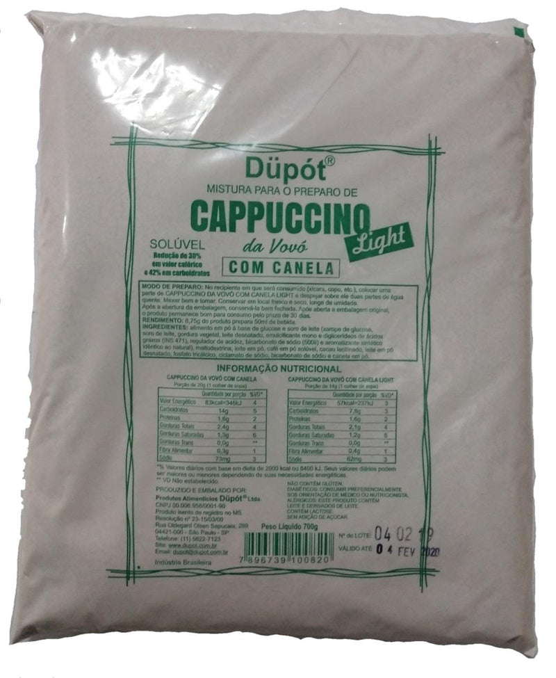 Cappuccino Light da Vovó Tradicional  - 700g