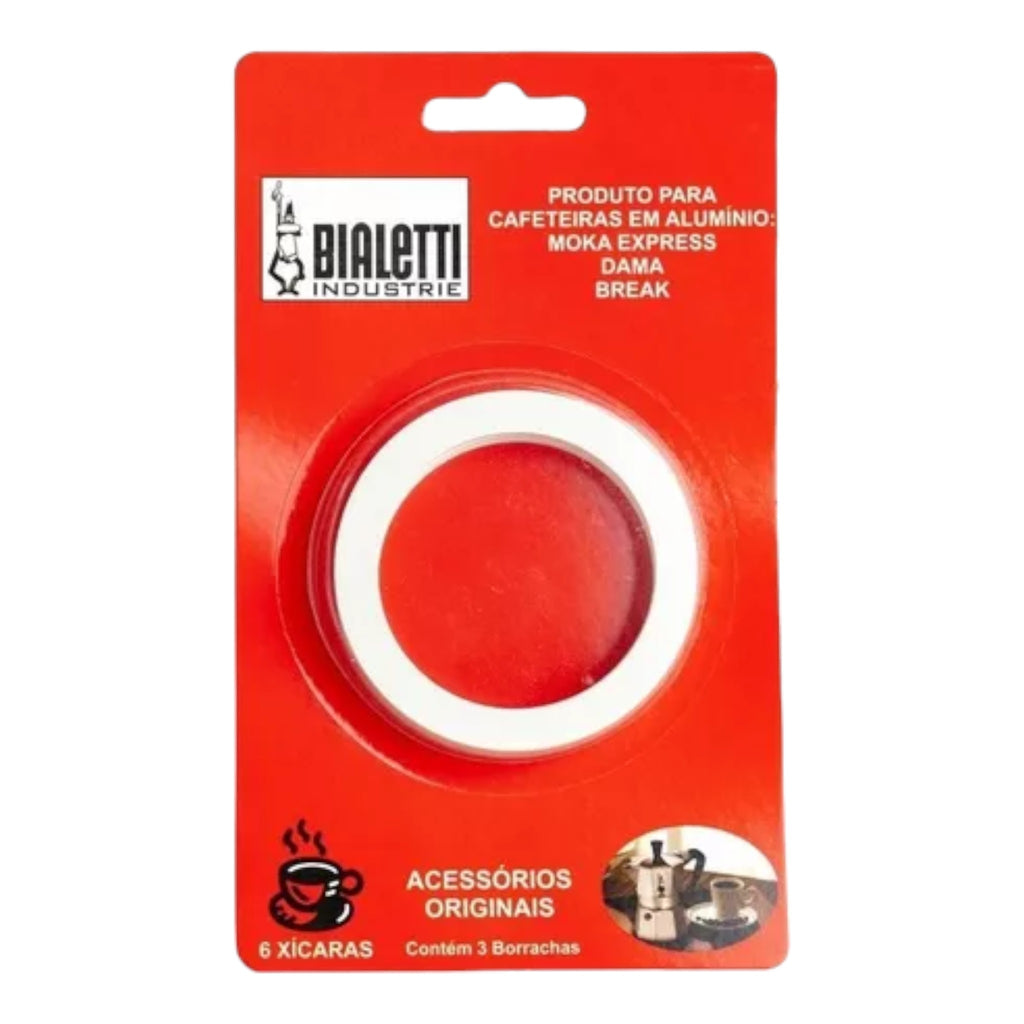 KIT COM 3 BORRACHAS ORIGINAL PARA CAFETEIRA BIALETTI