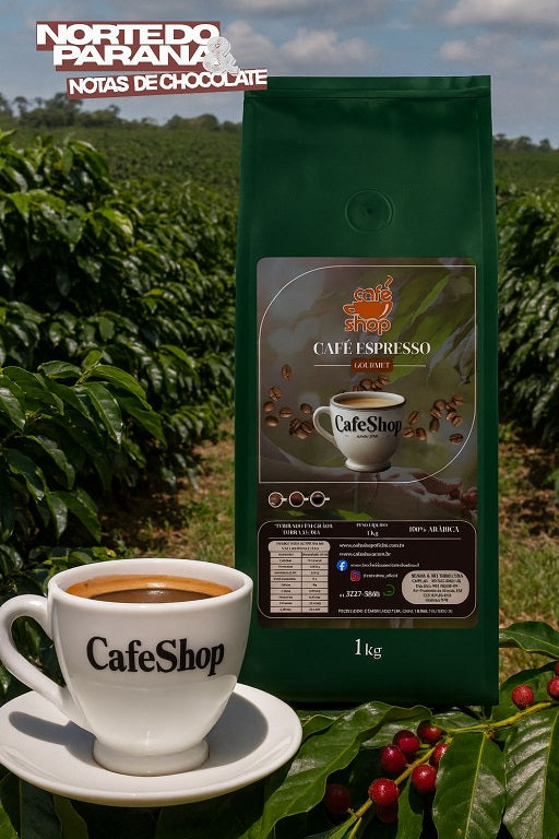 CAFÉ EM GRÃOS CAFESHOP GOURMET - KG
