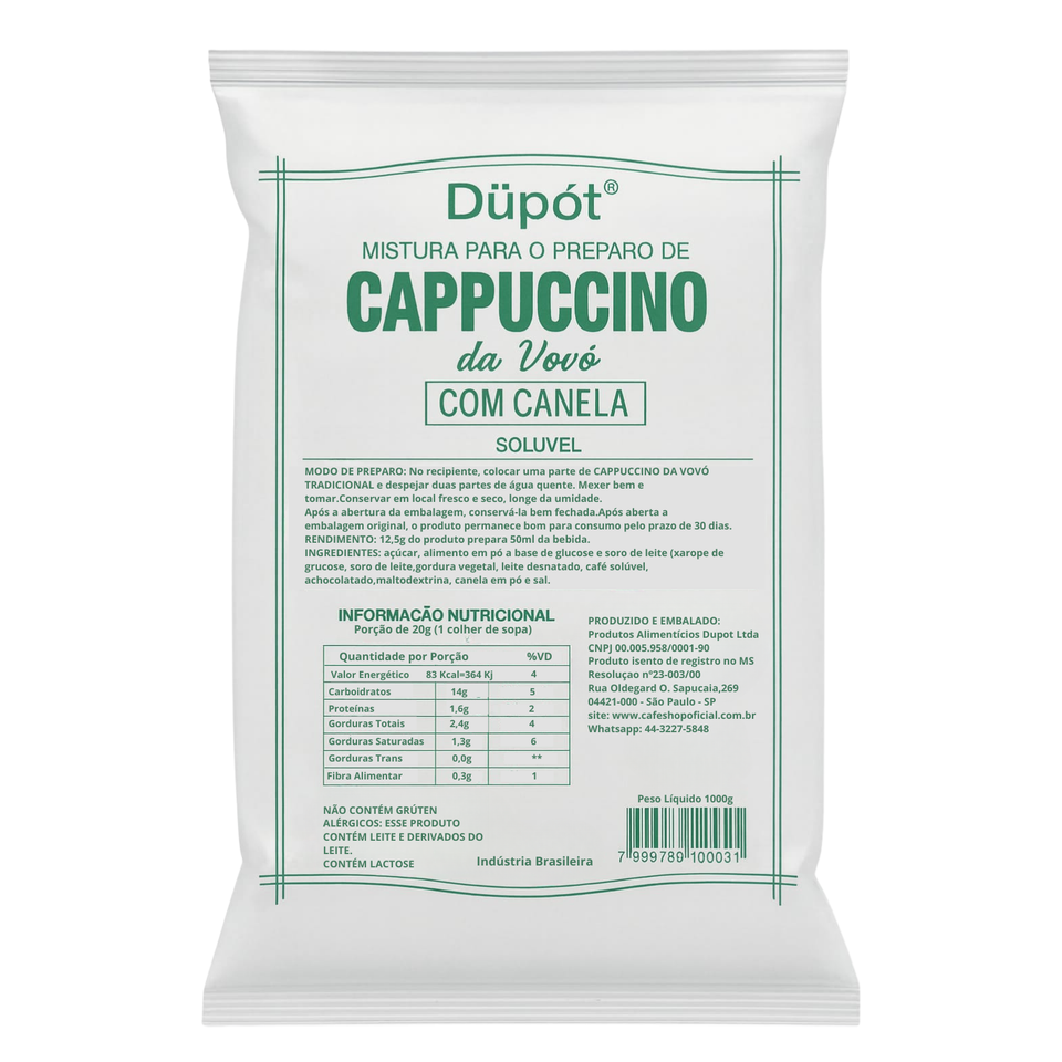 Cappuccino da Vovó Düpot Canela - Kg