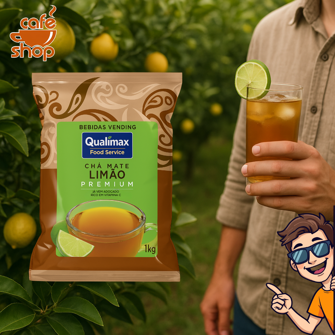 Chá Mate Sabor Limão Qualimax Kg