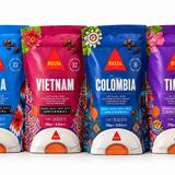 Kit Delta Origens - 4 Cafés do Mundo 250g | 1kg