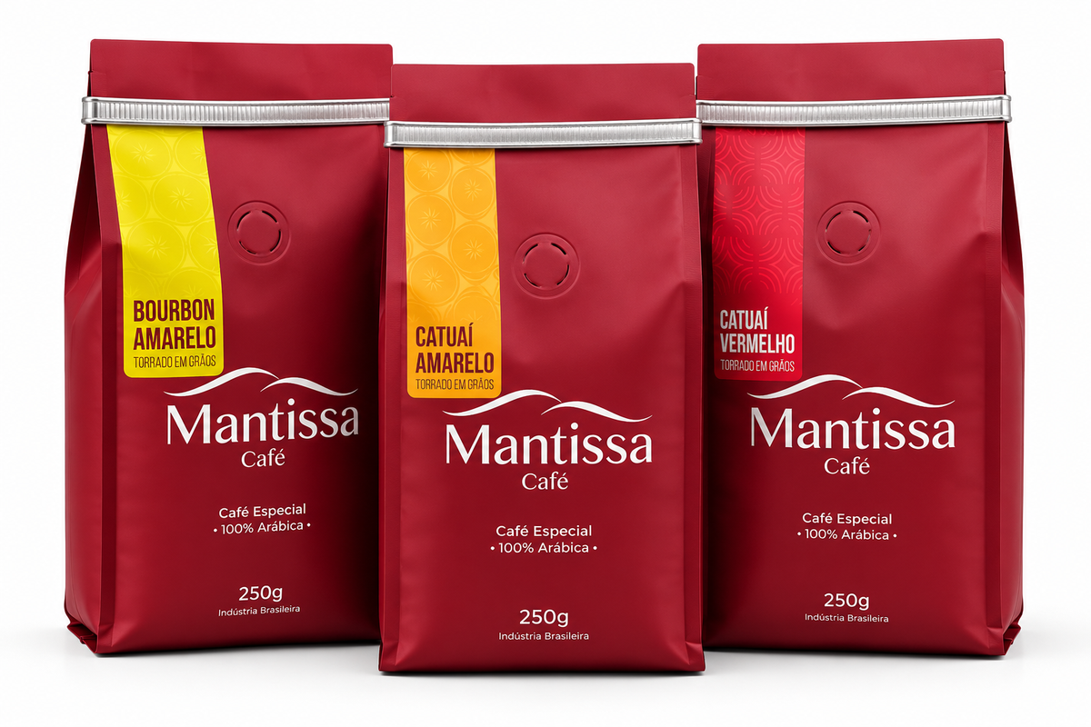 Trio Mantissa – Bourbon Amarelo + Catuaí Amarelo + Catuaí Vermelho | 750g