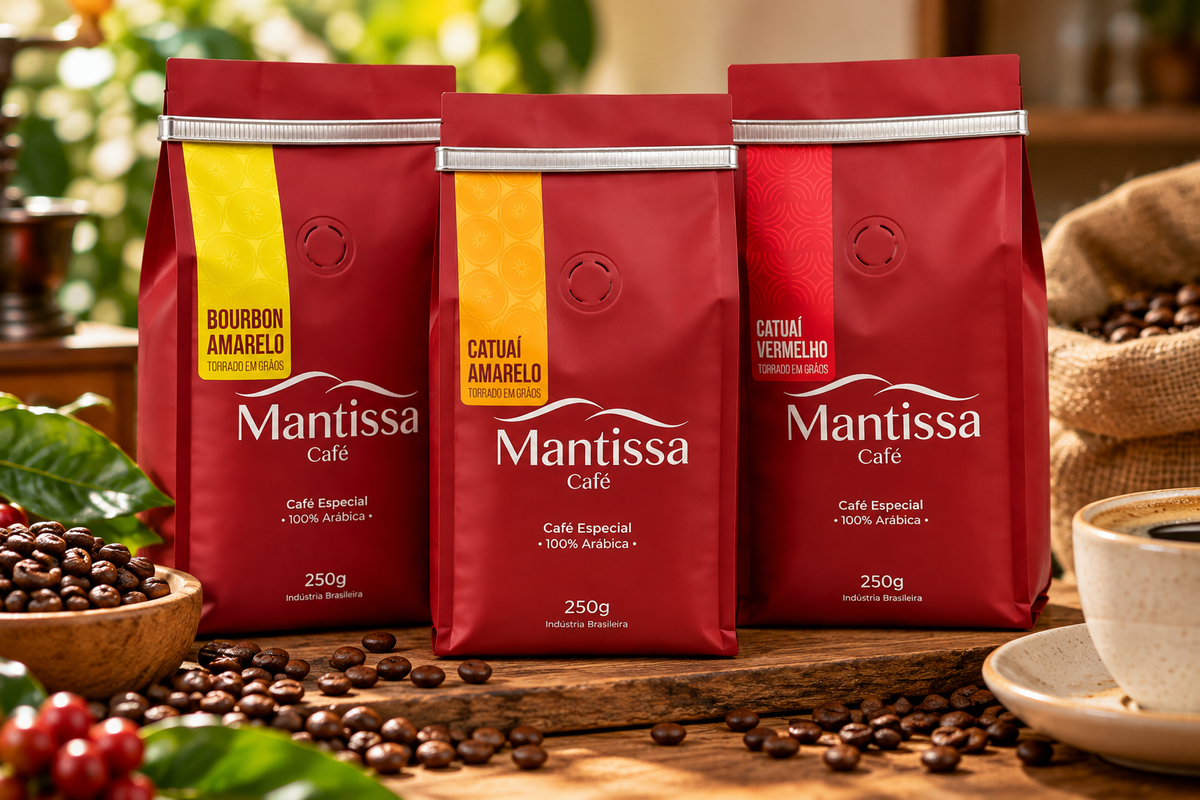 Trio Mantissa – Bourbon Amarelo + Catuaí Amarelo + Catuaí Vermelho | 750g