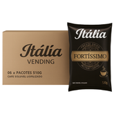 Kit 6 Café Solúvel Liofilizado Itália Fortíssimo - Cx 6x510g