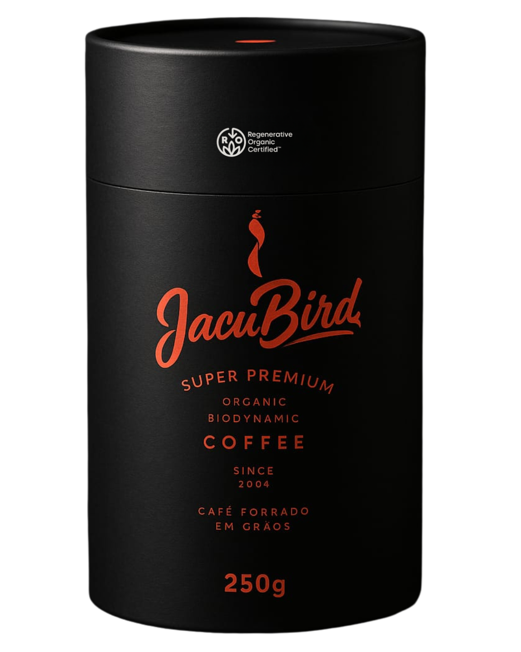 Café Orgânico em Grãos Jacu Bird Paper Tube - 250 g