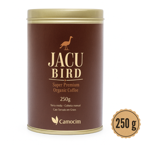 Café orgânico em grãos Jacu Bird lata - 250 g