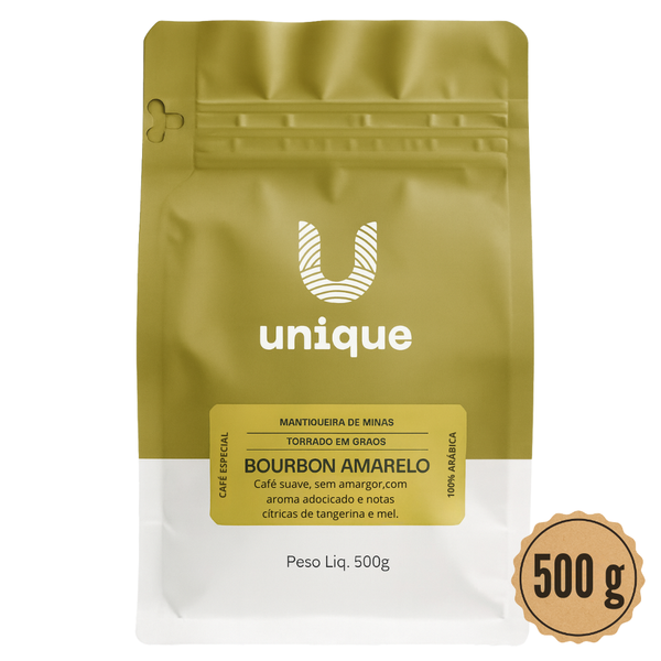 Café em grãos Unique Bourbon Amarelo - 500g