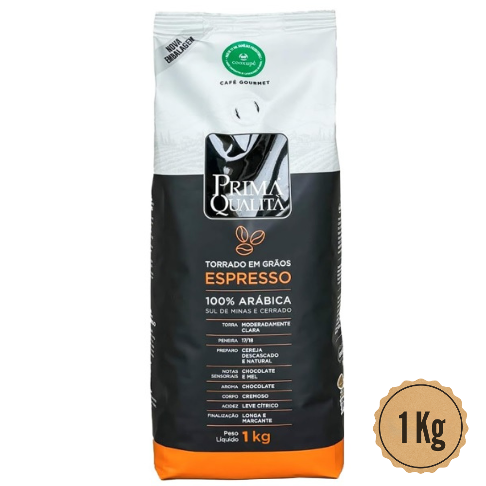 Café Especial em Grãos  Prima Qualitá - 1 Kg