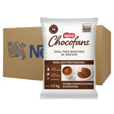 Kit 6 Chocofans Chocolate c/ Leite Nestle  - Cx 6x1,3Kg