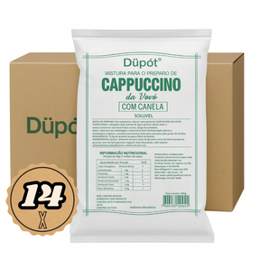 Kit 14 Cappuccino da Vovó c/ Canela Düpot Cx 14x1Kg