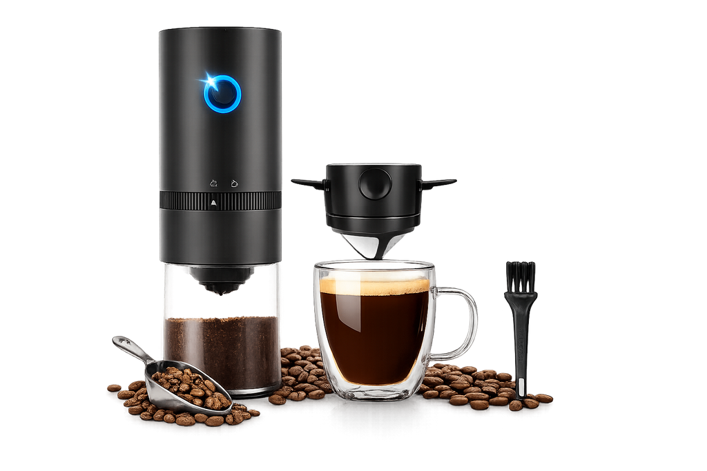 Kit Moinho Café Portátil USB 25g