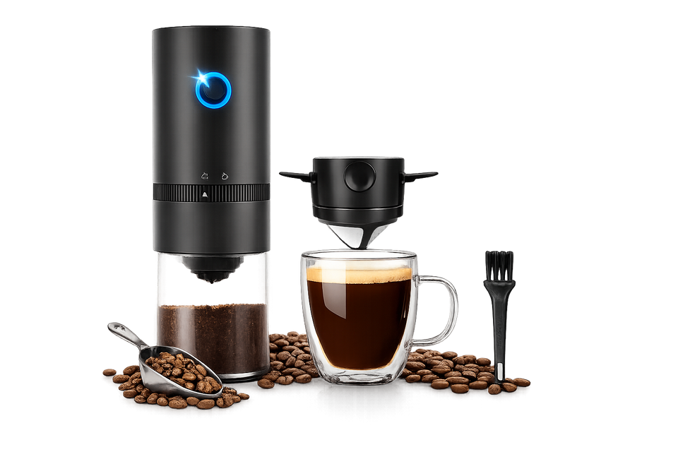 Kit Moinho Café Portátil USB 25g