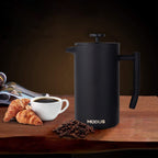 CAFETEIRA PRENSA FRANCESA MODUS PRETA AÇO INOX  DUPLO - 700ML