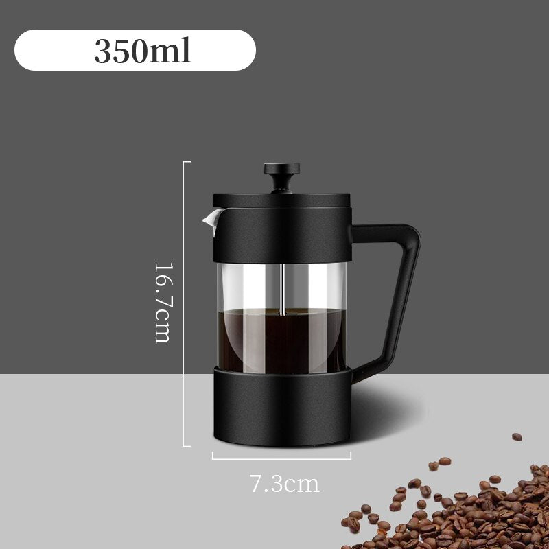 CAFETEIRA PRENSA FRANCESA PRETA 350 ml